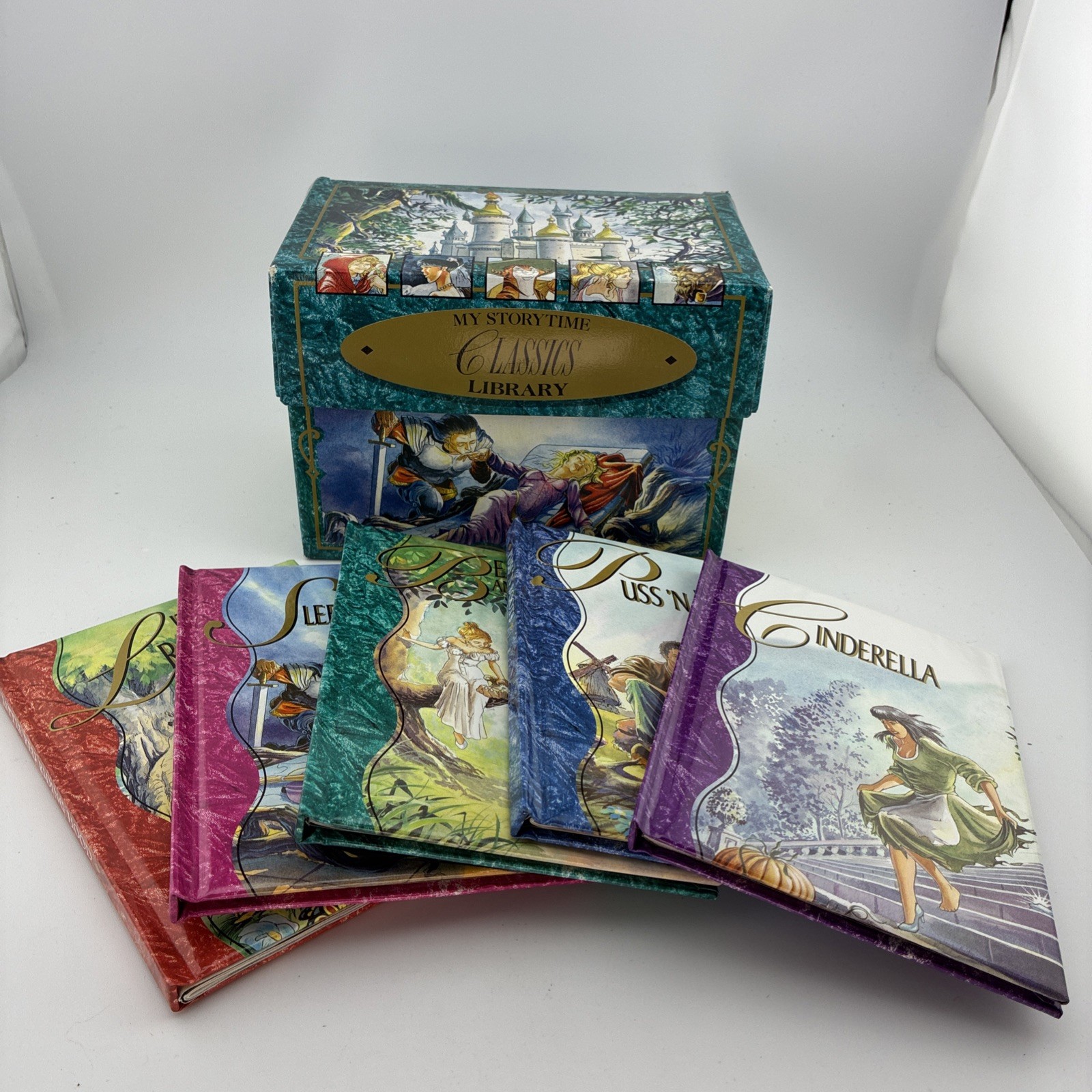 1995 My Classic Storytime Library Full Book Set Of 5 Tormont Children Beautiful!