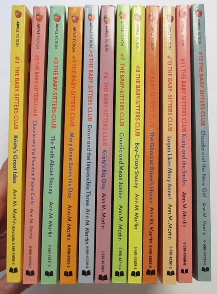 The BabySitters Club Lot 1-12 ~ Ann M Martin PB Books Kristy Mary Anne Claudia