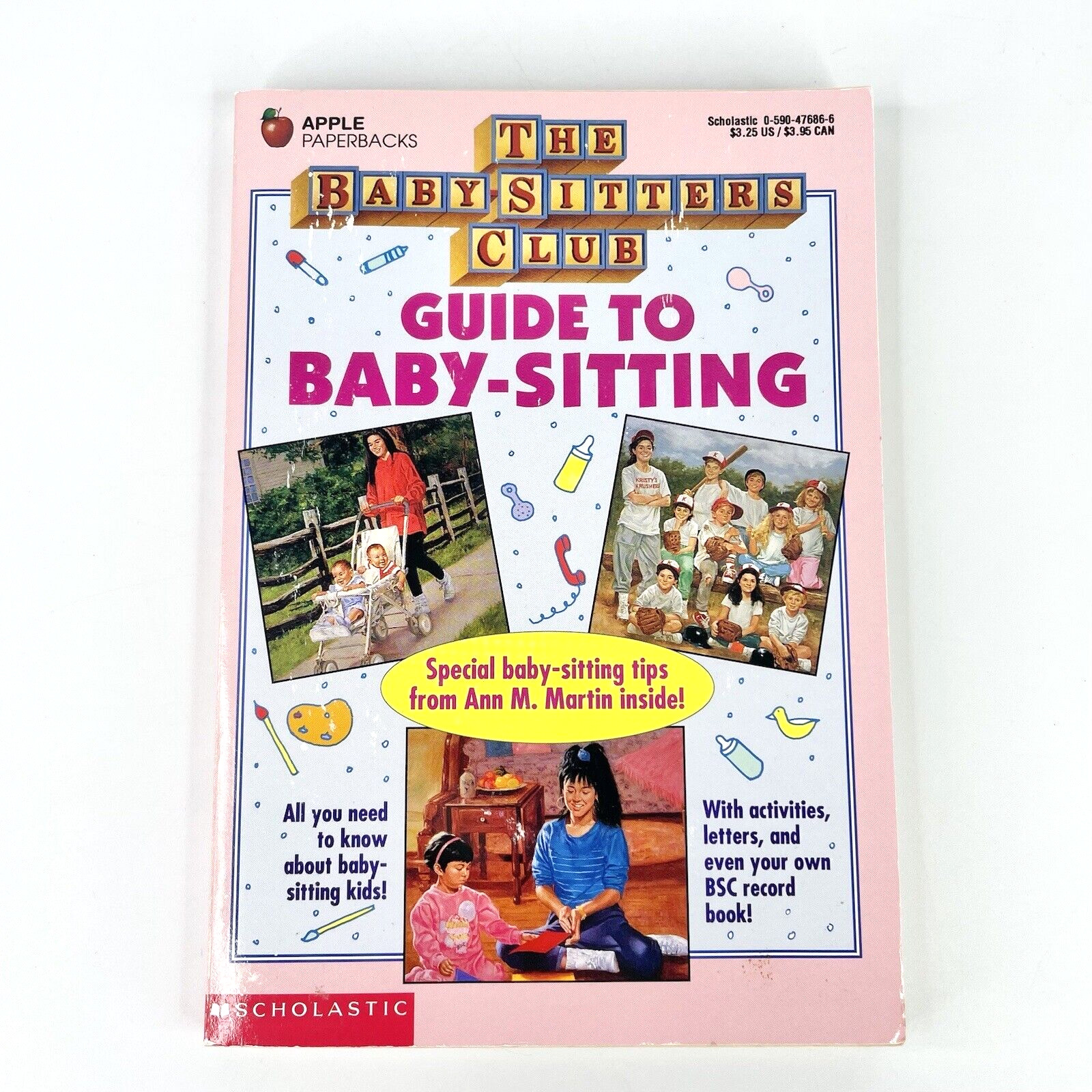 The Baby-Sitters Club Guide to Baby-Sitting Paperback Book Scholastic Apple