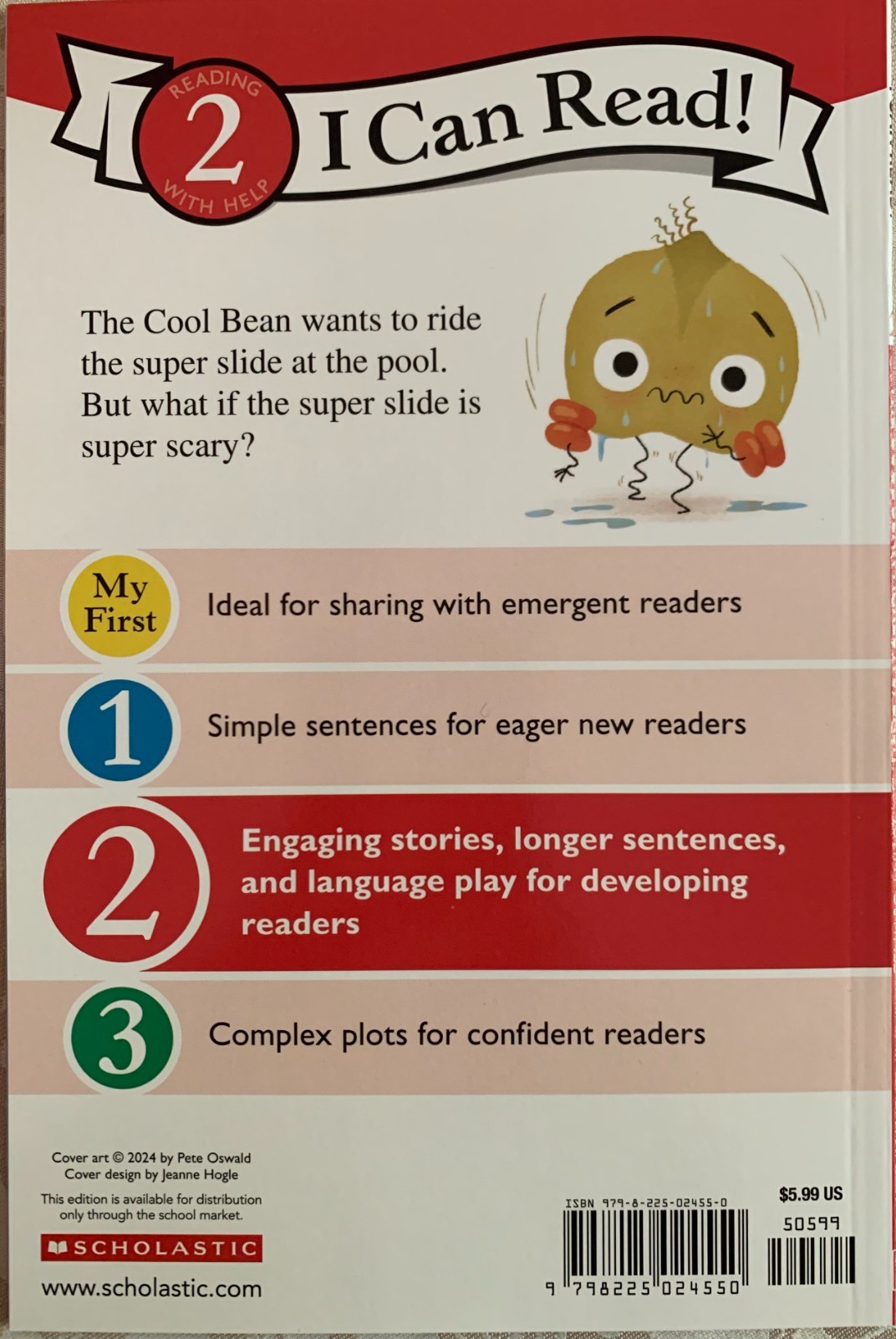 The Cool Bean Makes a Splash By Jory John -Paperback **NEW**