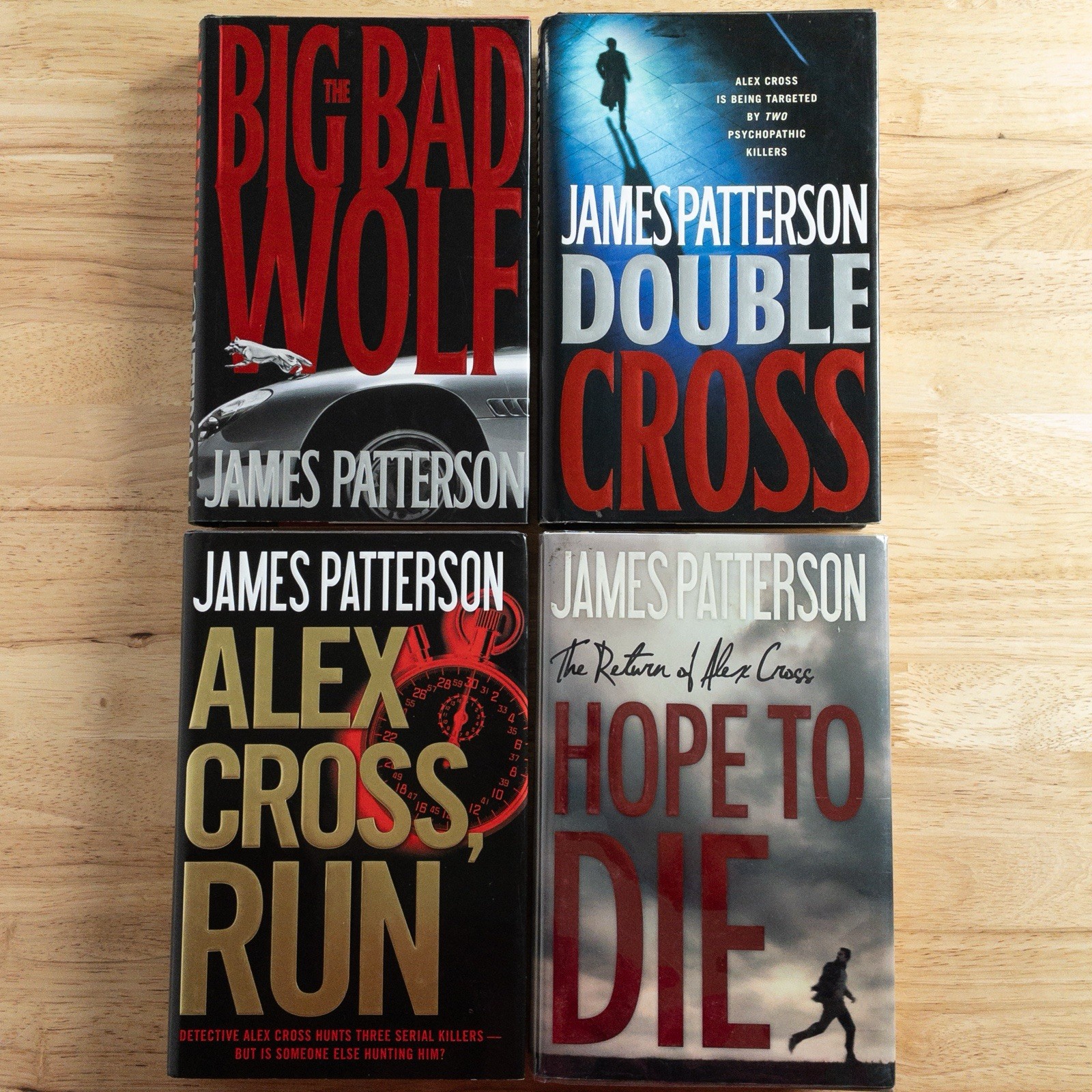 James Patterson 4 Alex Cross Book Lot – 1st Edition HC Mystery Suspense Thriller
