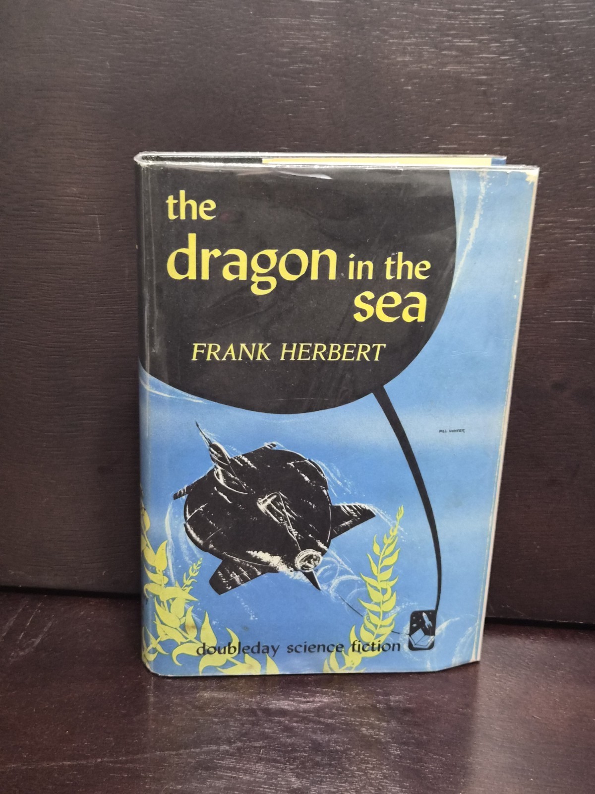 Frank Herbert THE DRAGON IN THE SEA 1956 Sci-Fi Novel BCE HCDJ Like New