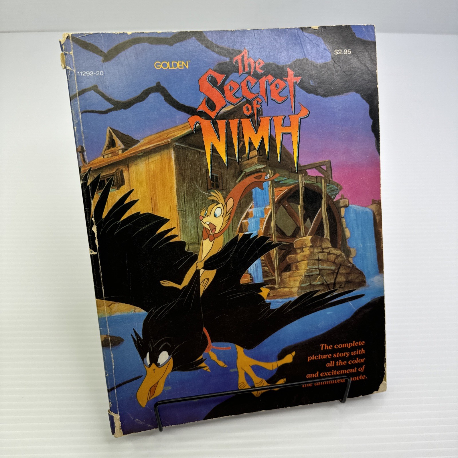 The Secret of Nimh 1982 Golden Press Paperback Movie Tie-In Comic Style Vintage