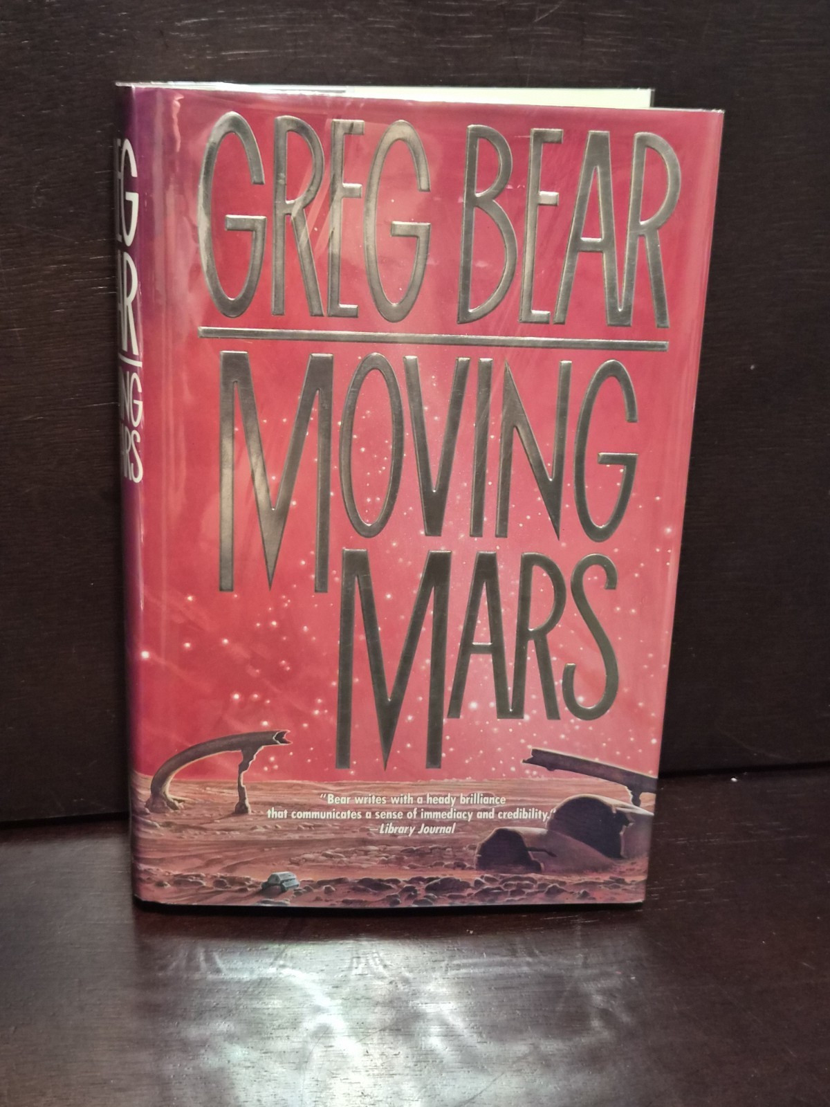 ​Greg Bear MOVING MARS 1993 Tor 1st Ed 1st Print HCDJ LN Mylar Protected Mylar