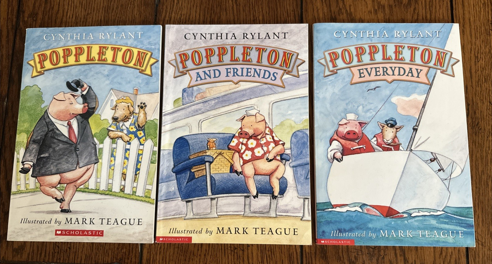 POPPLETON LOT of 3 Books ~Cynthia Rylant~FOREVER~FRIENDS~EVERYDAY~ C1 LIKE NEW!