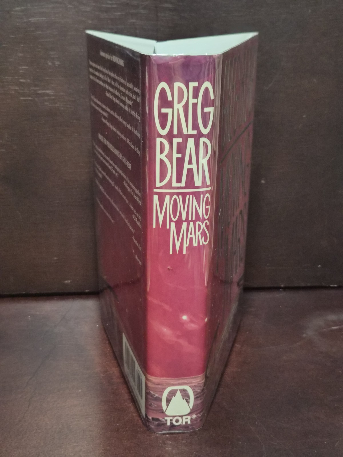 ​Greg Bear MOVING MARS 1993 Tor 1st Ed 1st Print HCDJ LN Mylar Protected Mylar