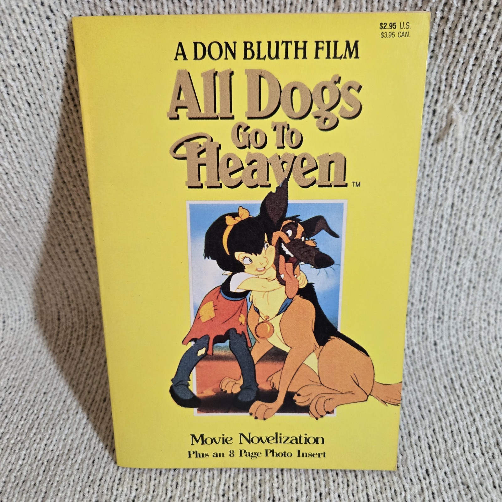 All Dogs Go To Heaven 1989 Movie Novelization Don Bluth PB