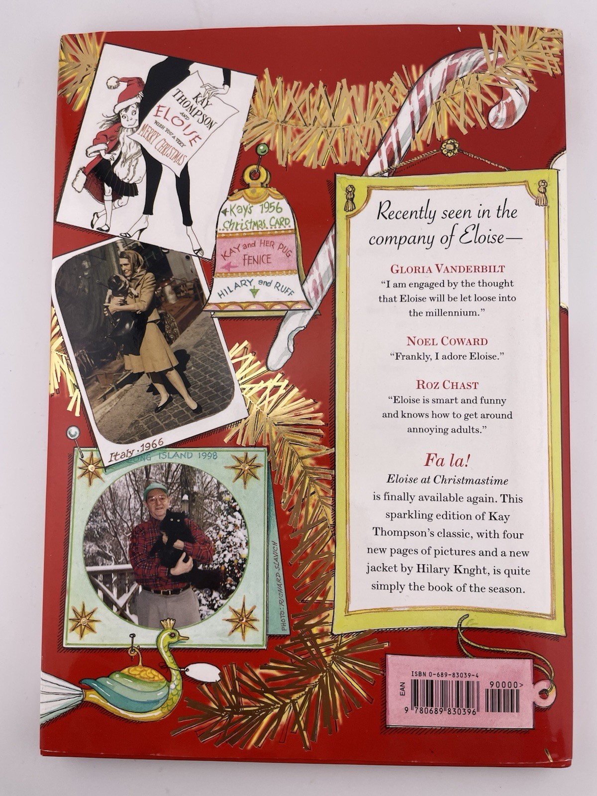 Kay Thompson’s Eloise at Christmastime illustrated by Hilary Knight (signed)