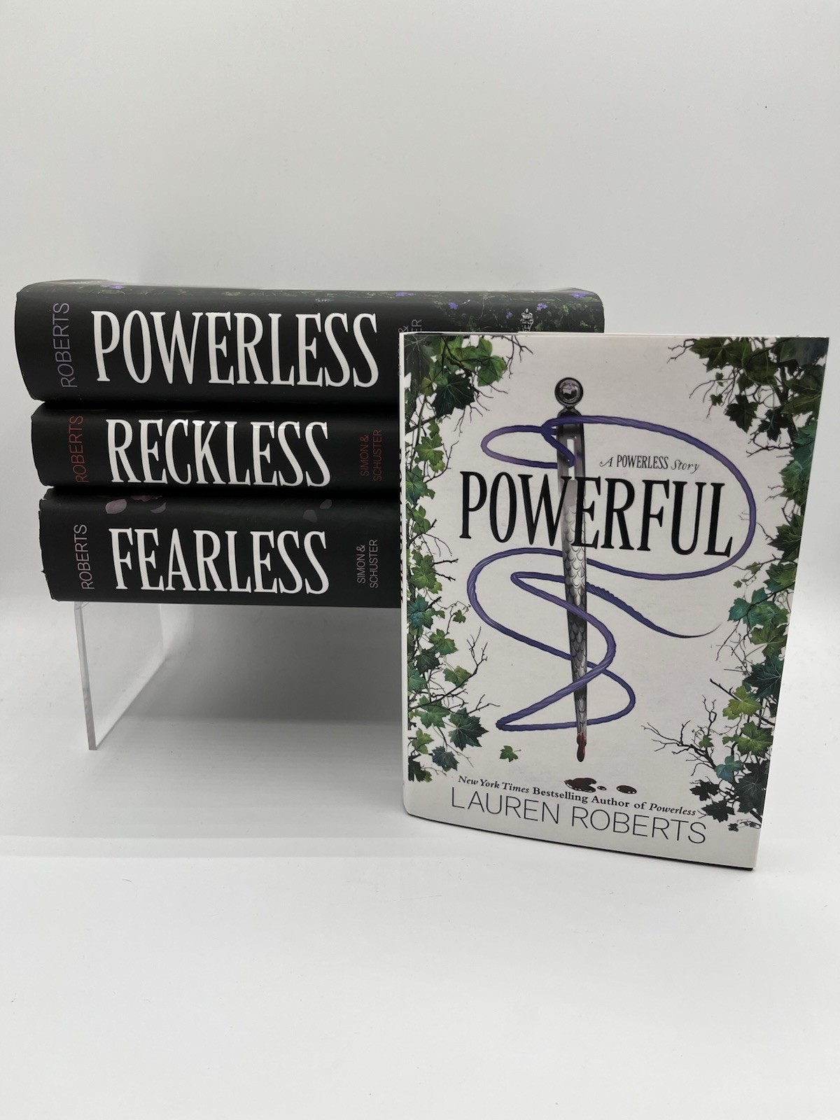 Powerless Book Series Lot Of (4) By Lauren Roberts HC/DJ YA Fantasy Age 14+ New