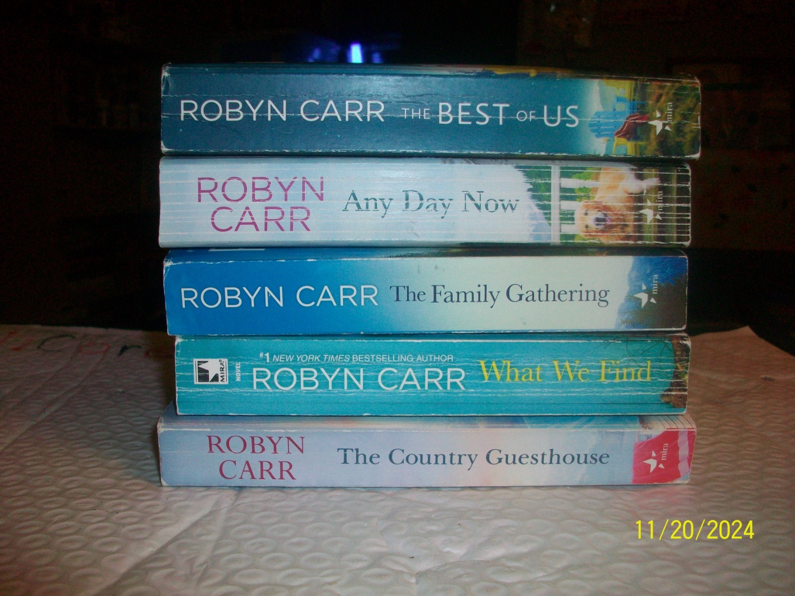 Lot of 5 Robyn Carr (Sullivan’s Crossing Series 1-5 Complete) Family/Romance BKs