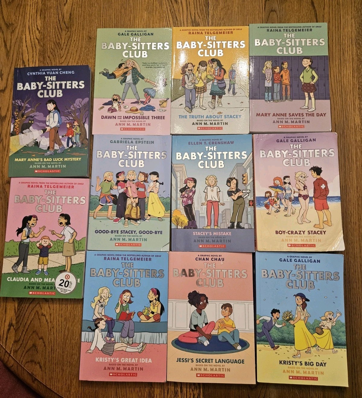 Baby-Sitters Club & Baby-Sitters Little Sister Graphic Novels Lot of 11