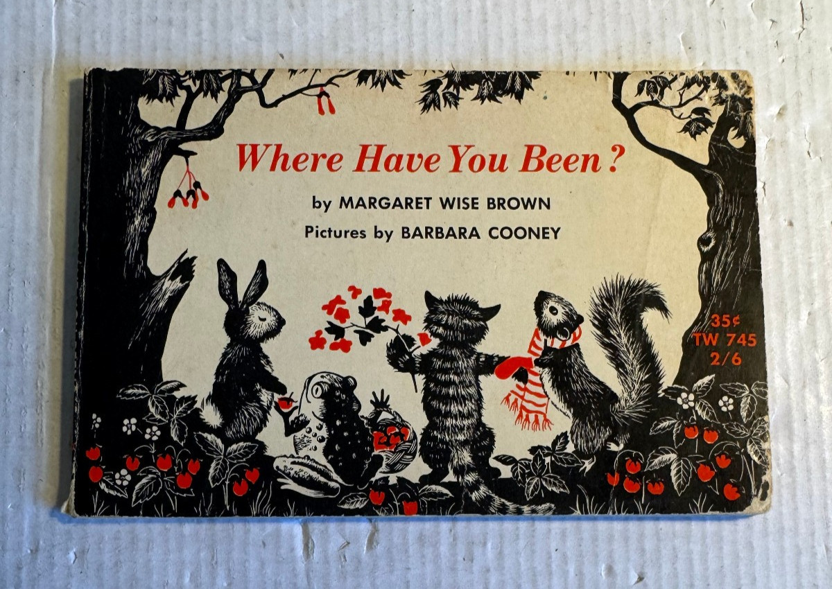 Where Have You Been? Margaret Wise Brown 1st Printing 1965 Scholastic Good