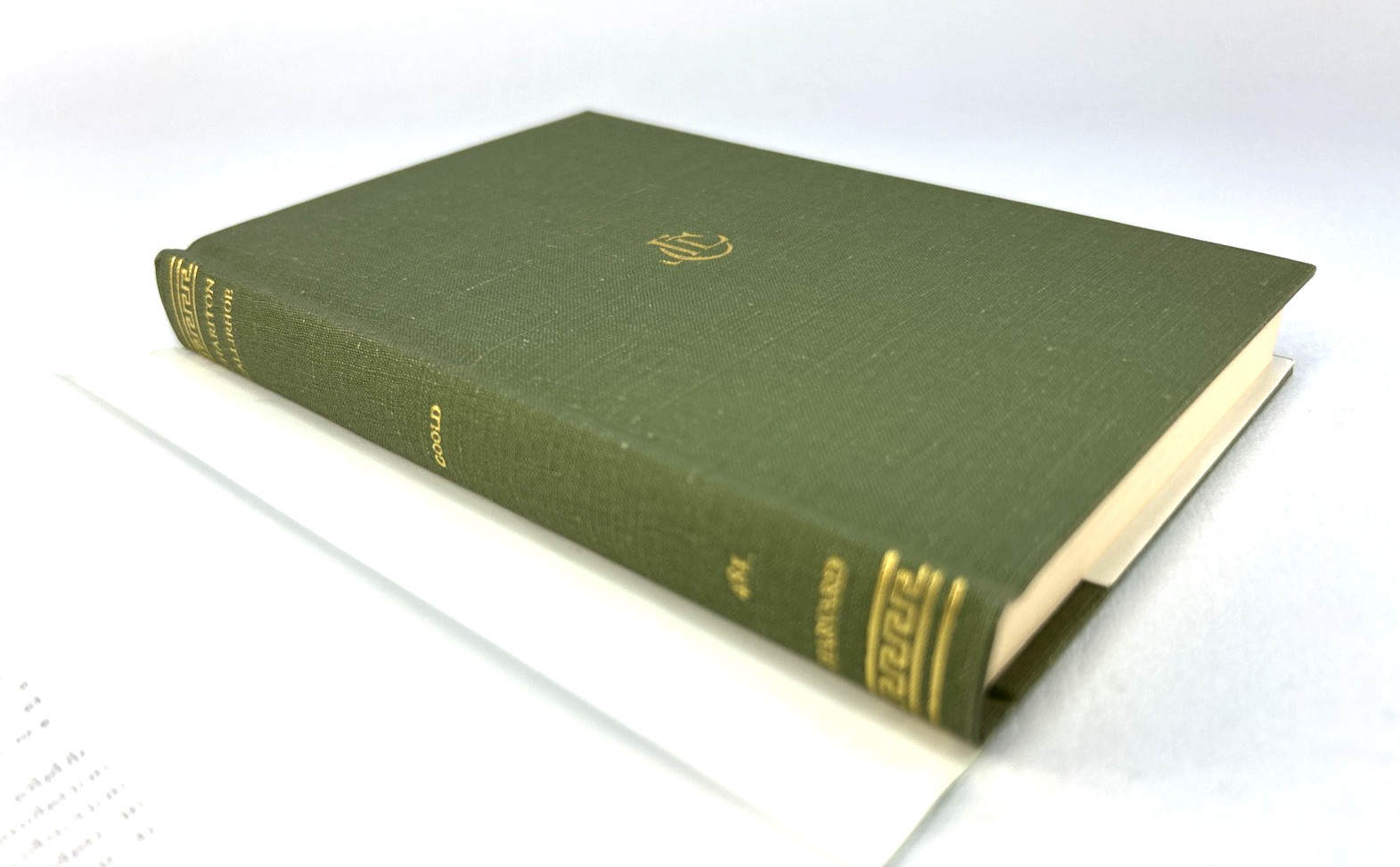 Chariton Callirhoe Loeb Classical Library HC Dust Jacket Goold Translation