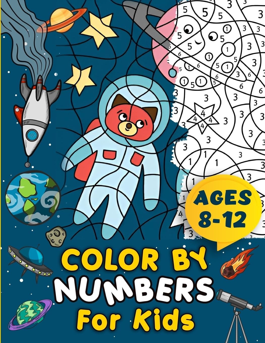 RR Publishing Color By Numbers For Kids Ages 8-12 (Paperback) (UK IMPORT)
