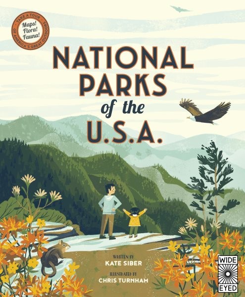 National Parks of the USA, Paperback by Siber, Kate; Turnham, Chris (ILT), Br…