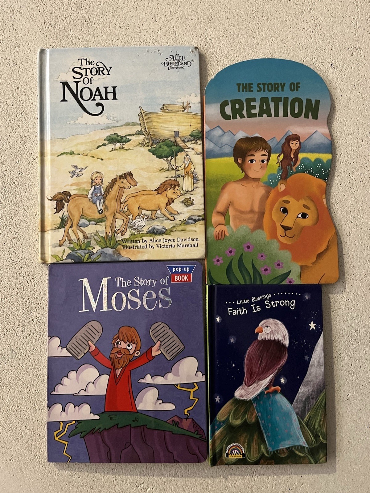 4 Christian Kids Prayer Bible Jesus Stories Religion Books- MIX UNSORTED