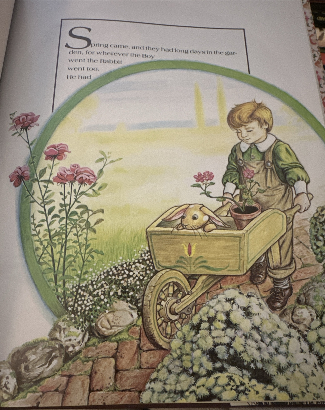 THE VELVETEEN RABBIT by Margery Williams Ill. Michael Green HC Book 1984 Vintage