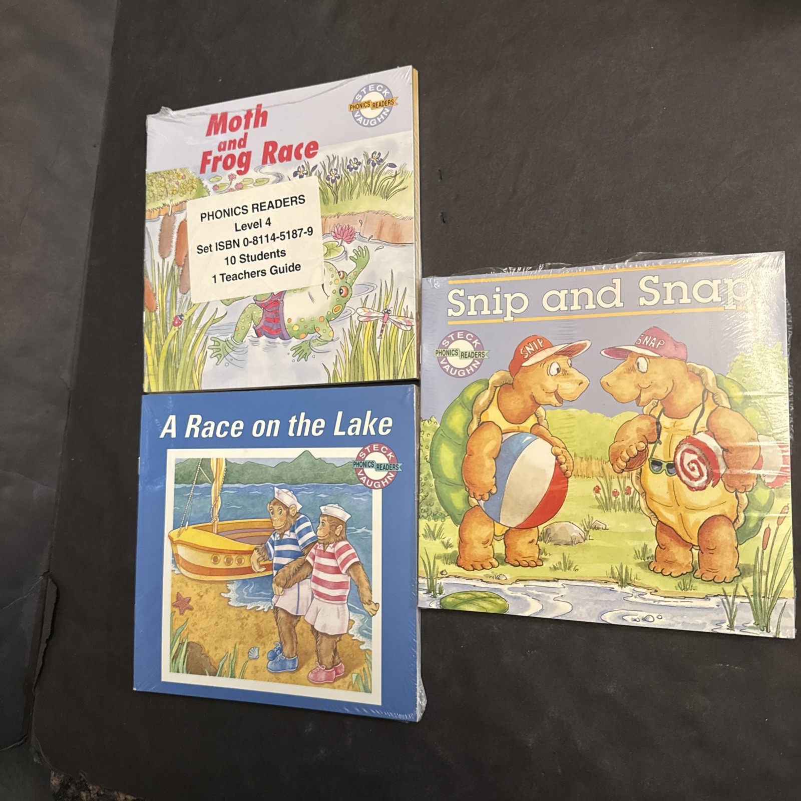 Steck-Vaughn Phonic Readers Teacher’s Guide Student 30 Books Set Factory Sealed