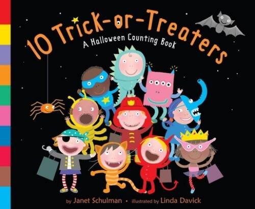 10 Trick-or-Treaters – Board book By Schulman, Janet – GOOD