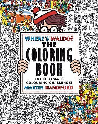 Where’s Waldo? The Coloring Book – paperback, Martin Handford, 0763688444