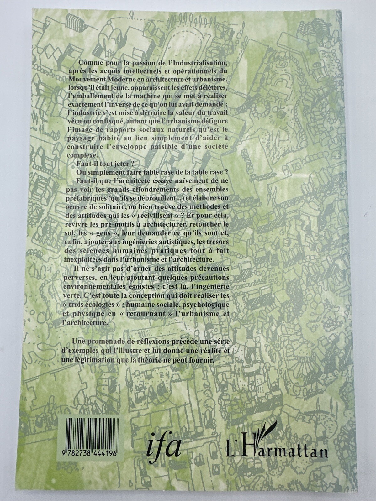 Bio Psycho Socio Eco French Urban Ecologies Urbaines 1996 Paperback 240 Pages