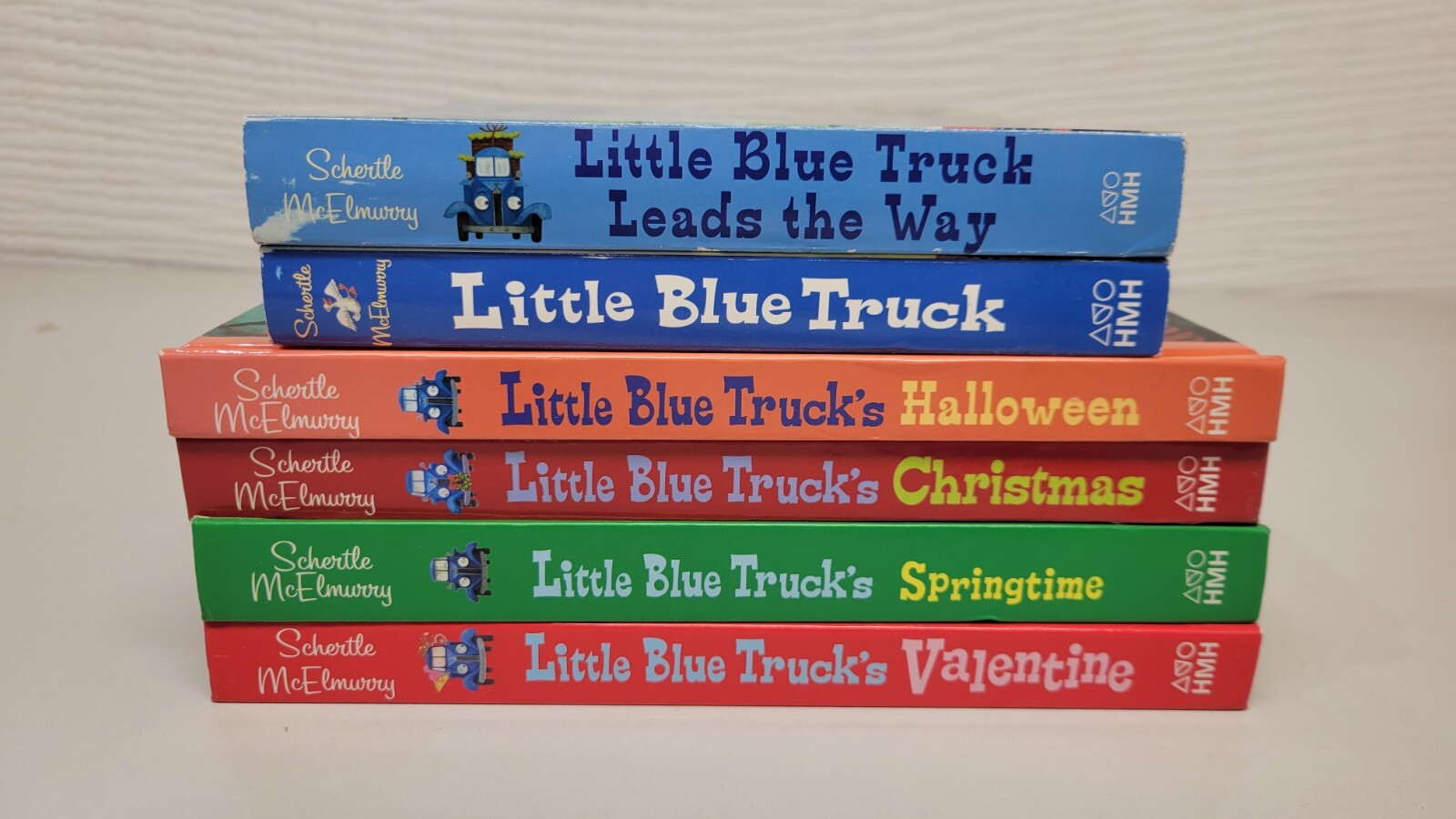 Lot of 6 Little Blue Truck Board Books By Alice Schertle