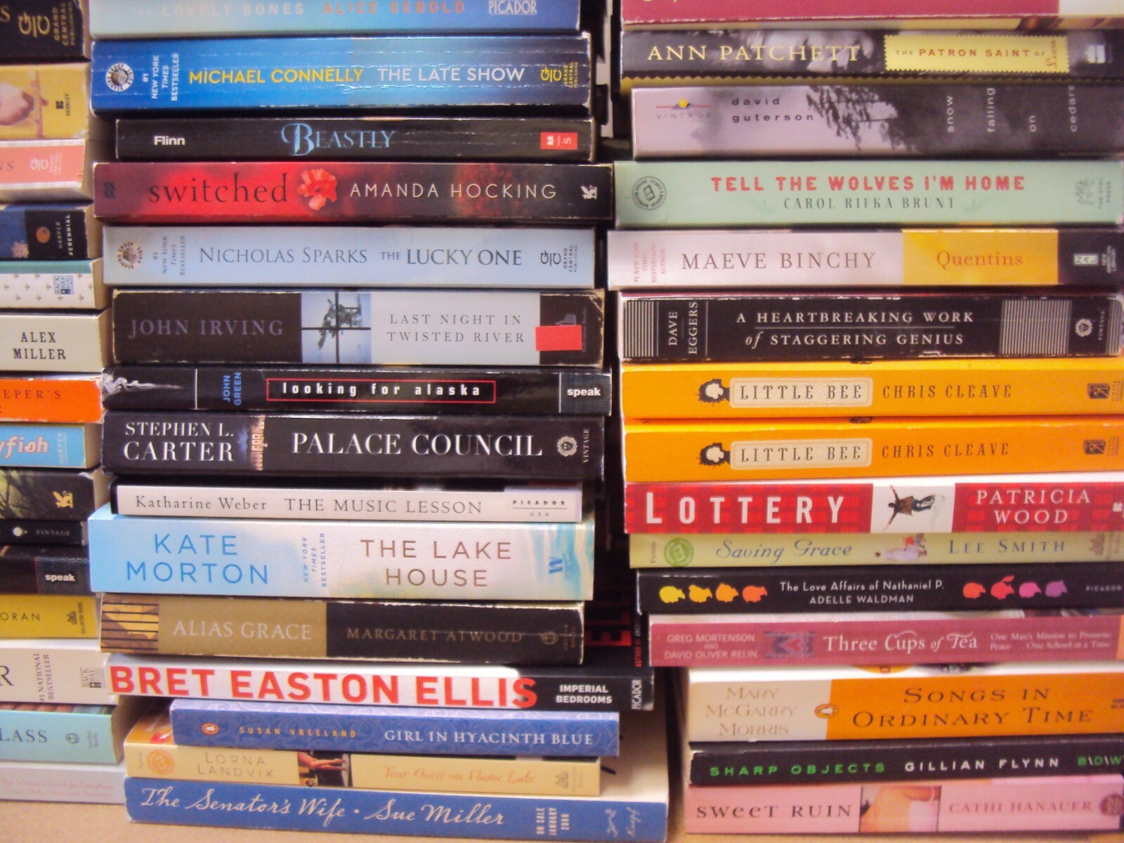 RANDOM MIX Lot 10 Large Trade Size PB Fiction Literature All category For Women