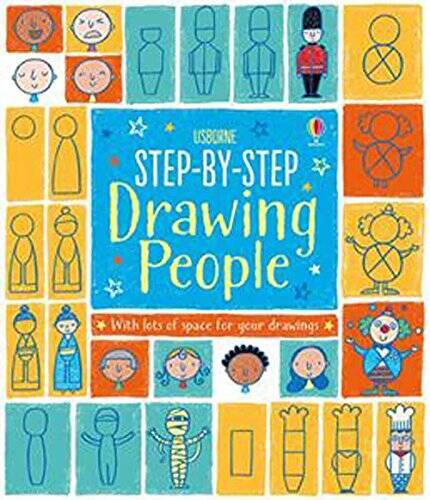 Step-by-Step Drawing People – Paperback By Fiona Watt – GOOD