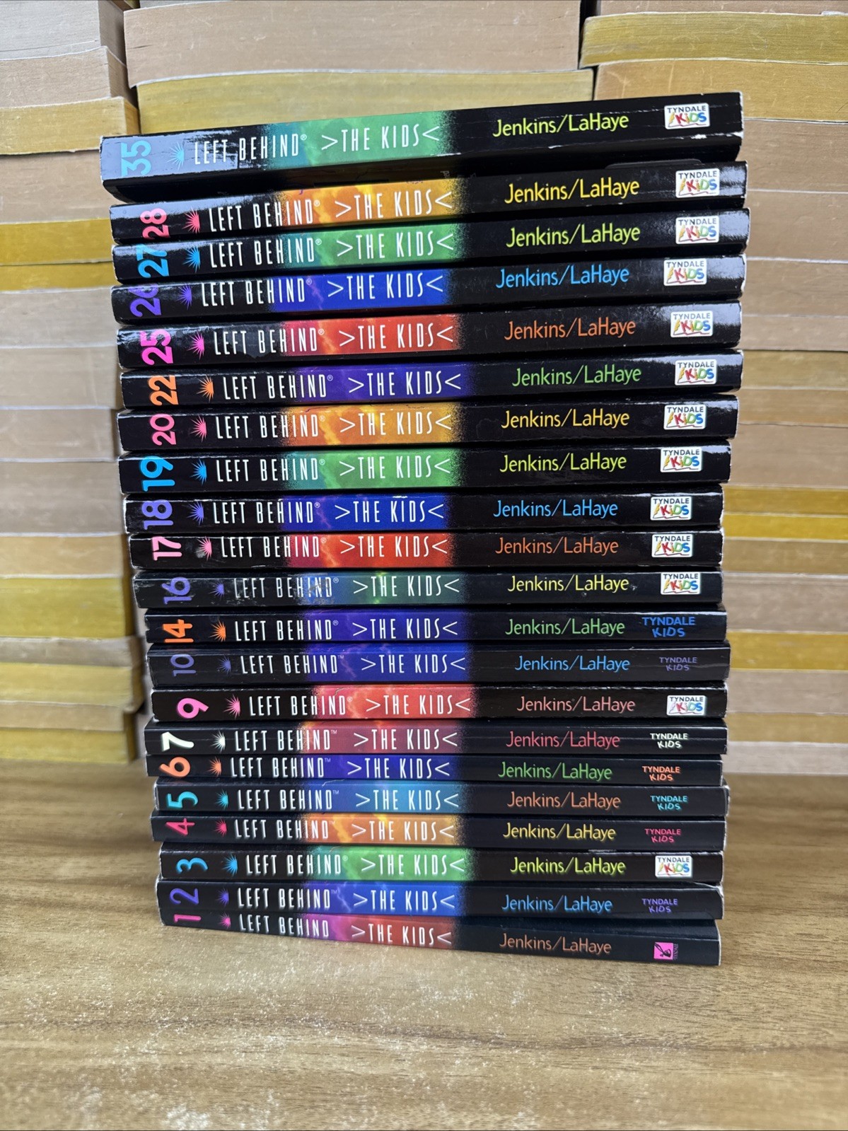 Left Behind The Kids PB Book Lot 21 Non Consecutive Christian Youth YA Series