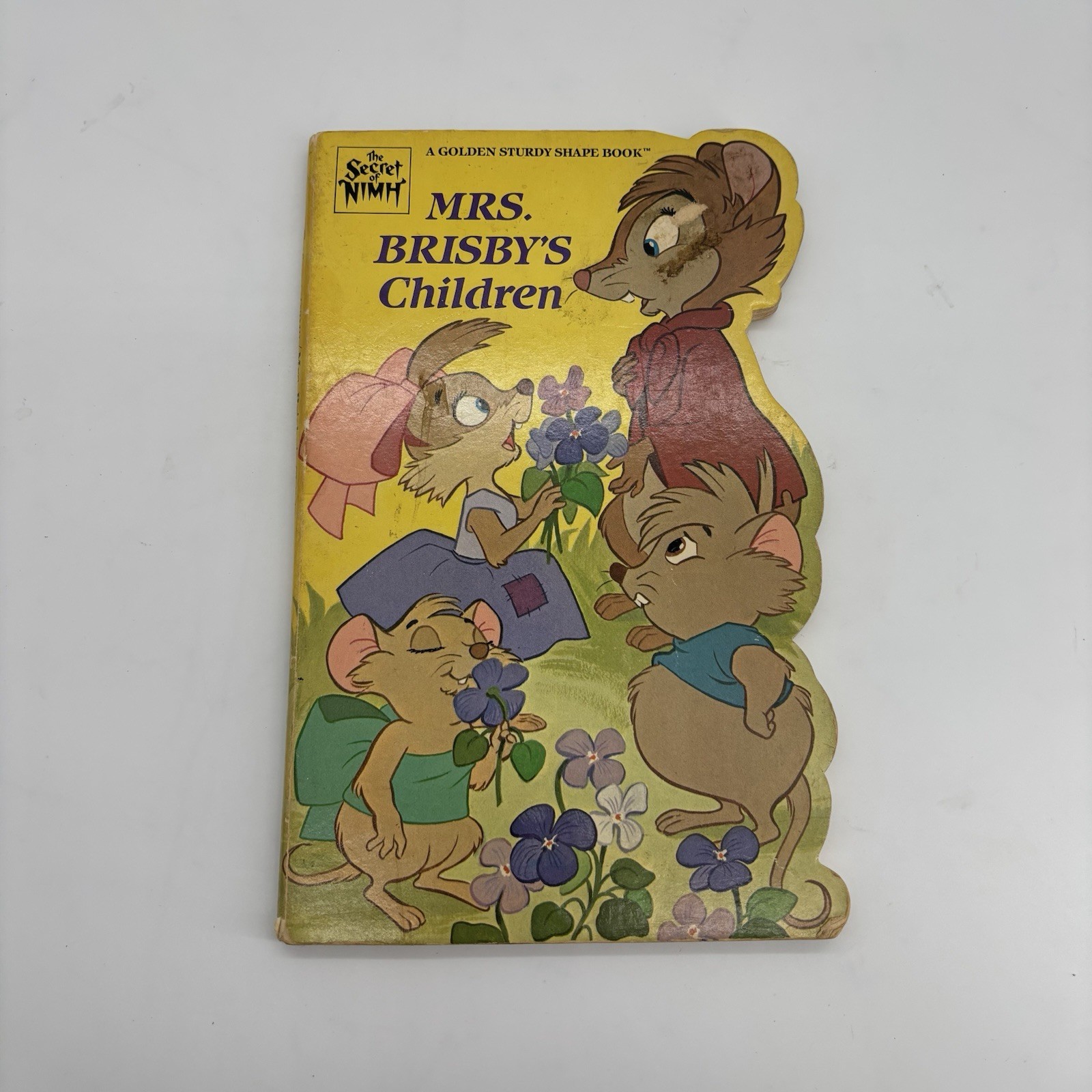 THE SECRET OF NIMH MRS BRISBYS CHILDREN BOOK GOLDEN 1982 RATS OF NIMH