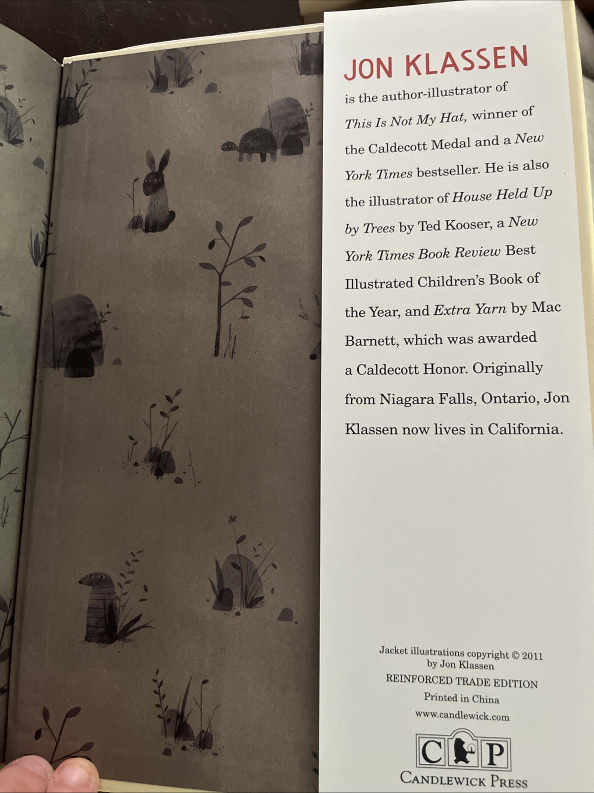 I Want My Hat Back by Jon Klassen (2011, Hardcover)