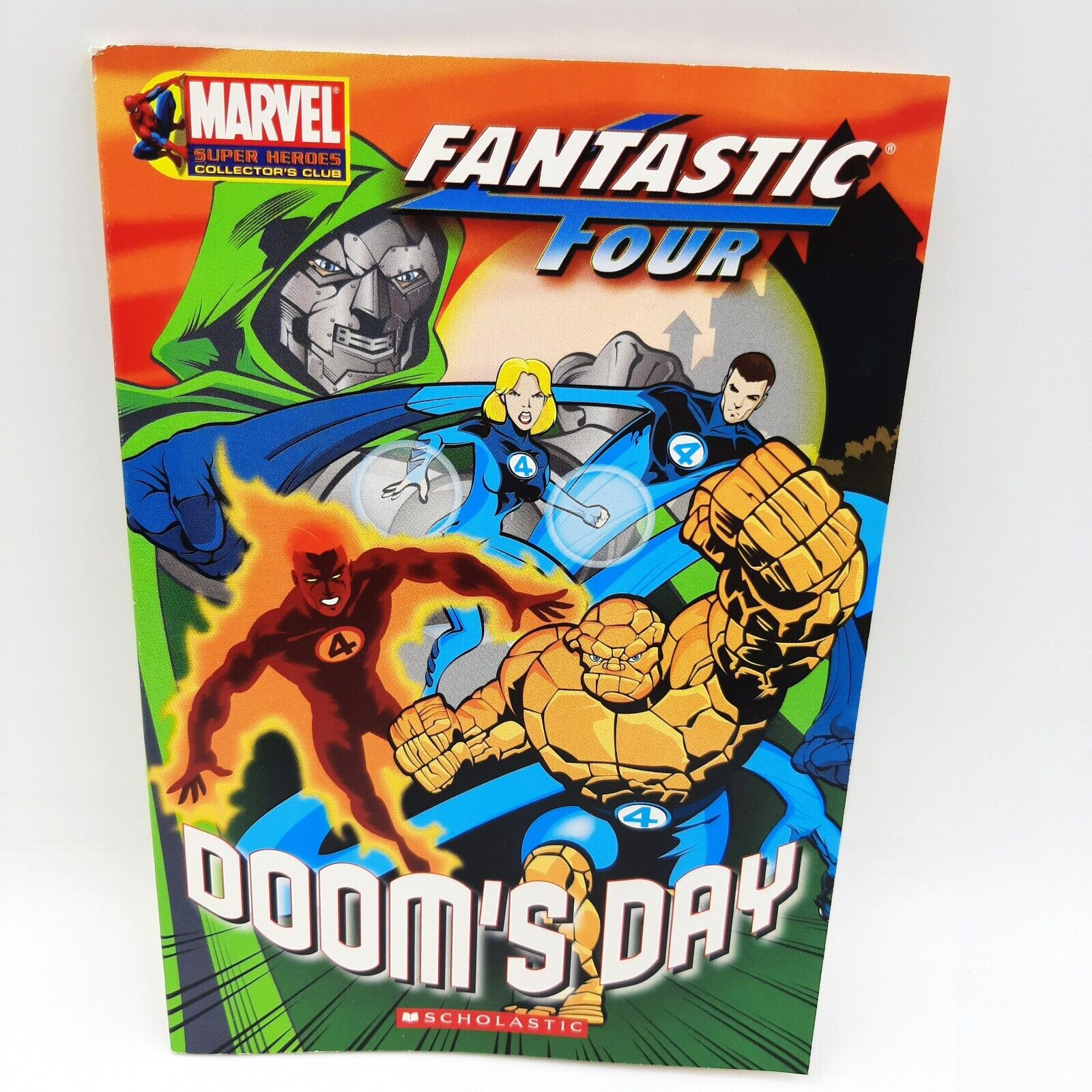 Marvel Fantastic Four Doom’s Day By Scott Ciencin 2006 Scholastic Inc. New