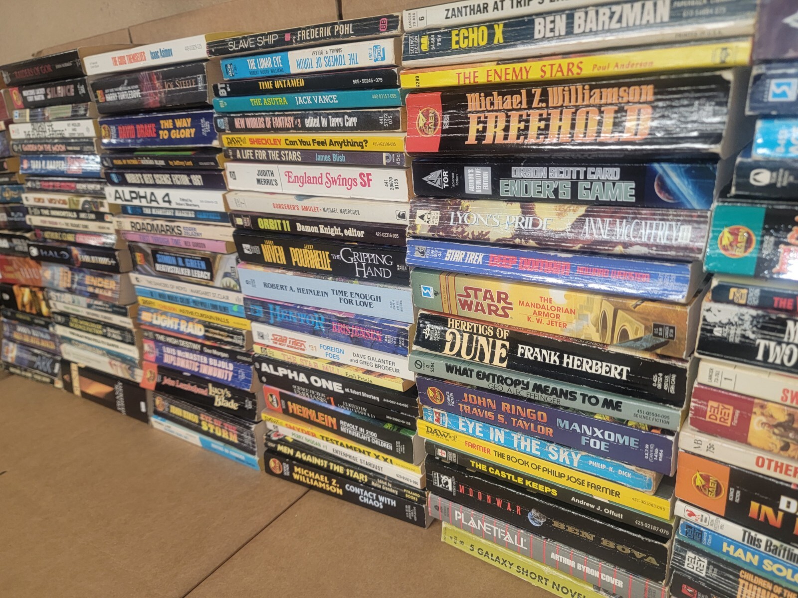Lot of 20 Science Fiction Vintage Rare Asimov Book Paperback SCI-FI MIX RANDOM