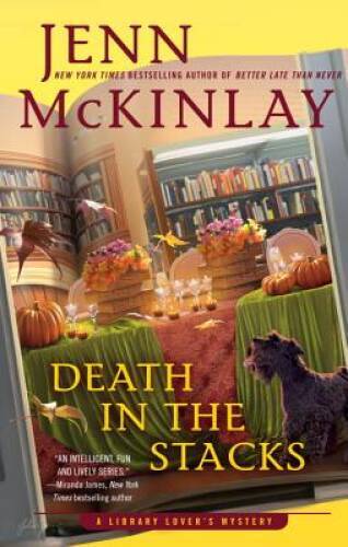 Death in the Stacks (A Library Lover’s Mystery) – Hardcover – VERY GOOD