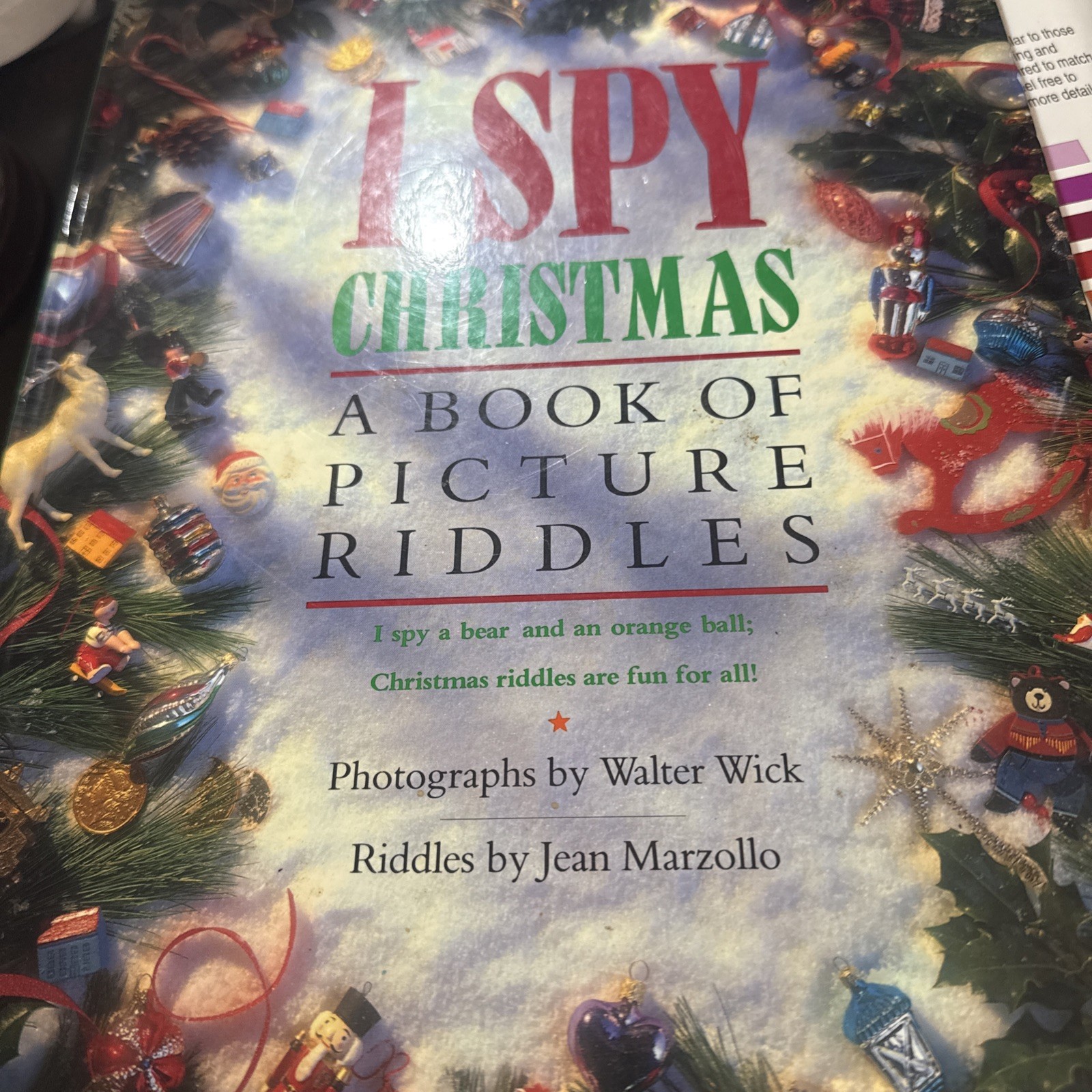 I Spy Christmas by Jean Marzollo (1992, Picture Book)