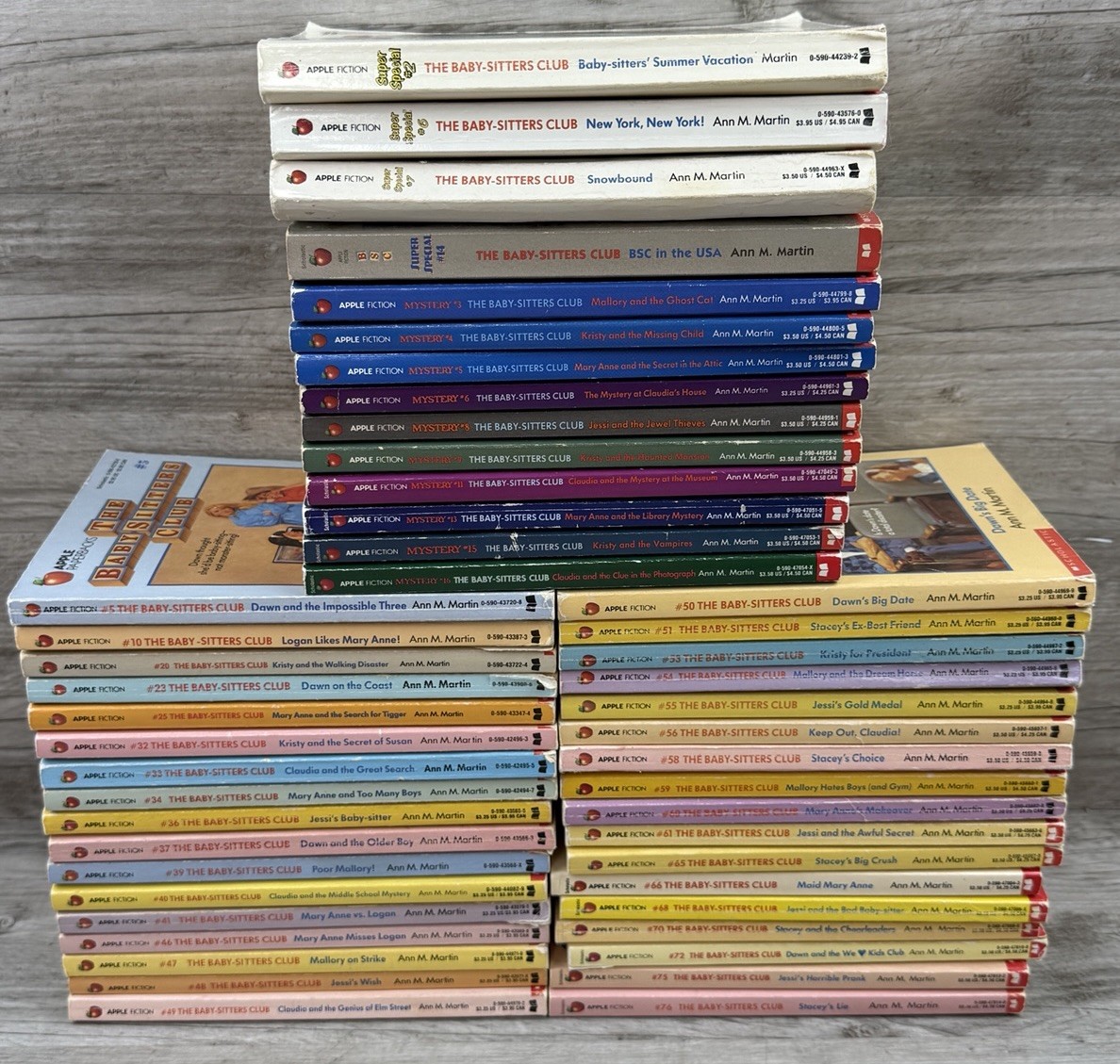 The Babysitters Club 48 Chapter Books Paperbacks Set Mystery Super Special