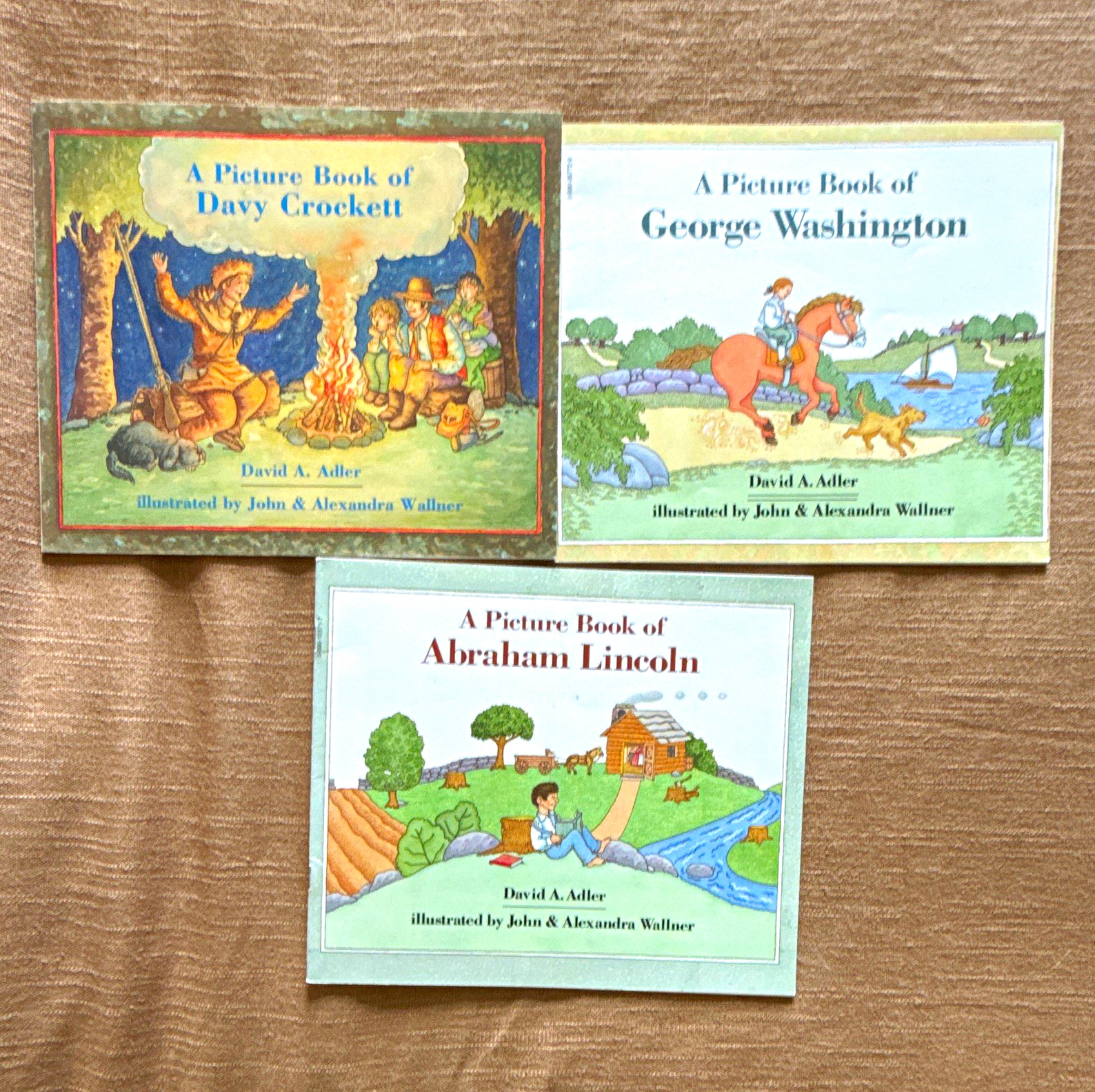 David A. Adler-A Picture Book of… Series Set of 3 Like New!! Paperback