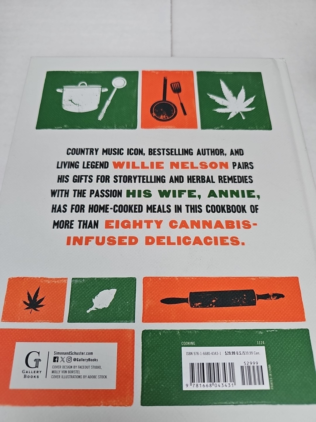 Willie and Annie Nelson’s Cannabis Cookbook : Mouthwatering Recipes and the…