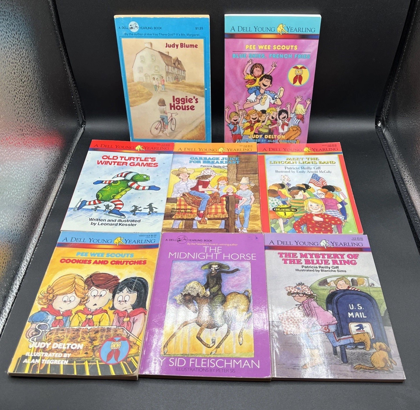 Dell Yearling Book Lot of 8 Kids Vintage PB Mixed Titles