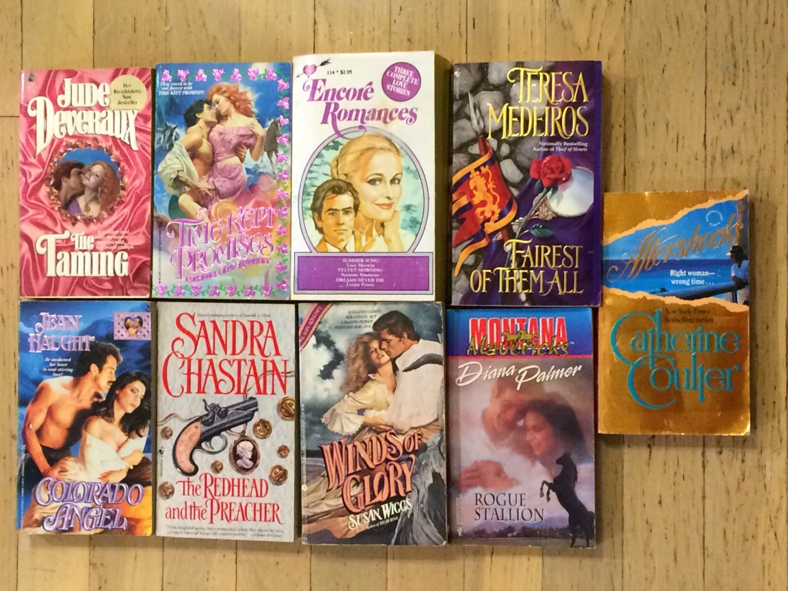 Qty 9 – Random Romantic Novels – Misc Authors – Paperback lot 5
