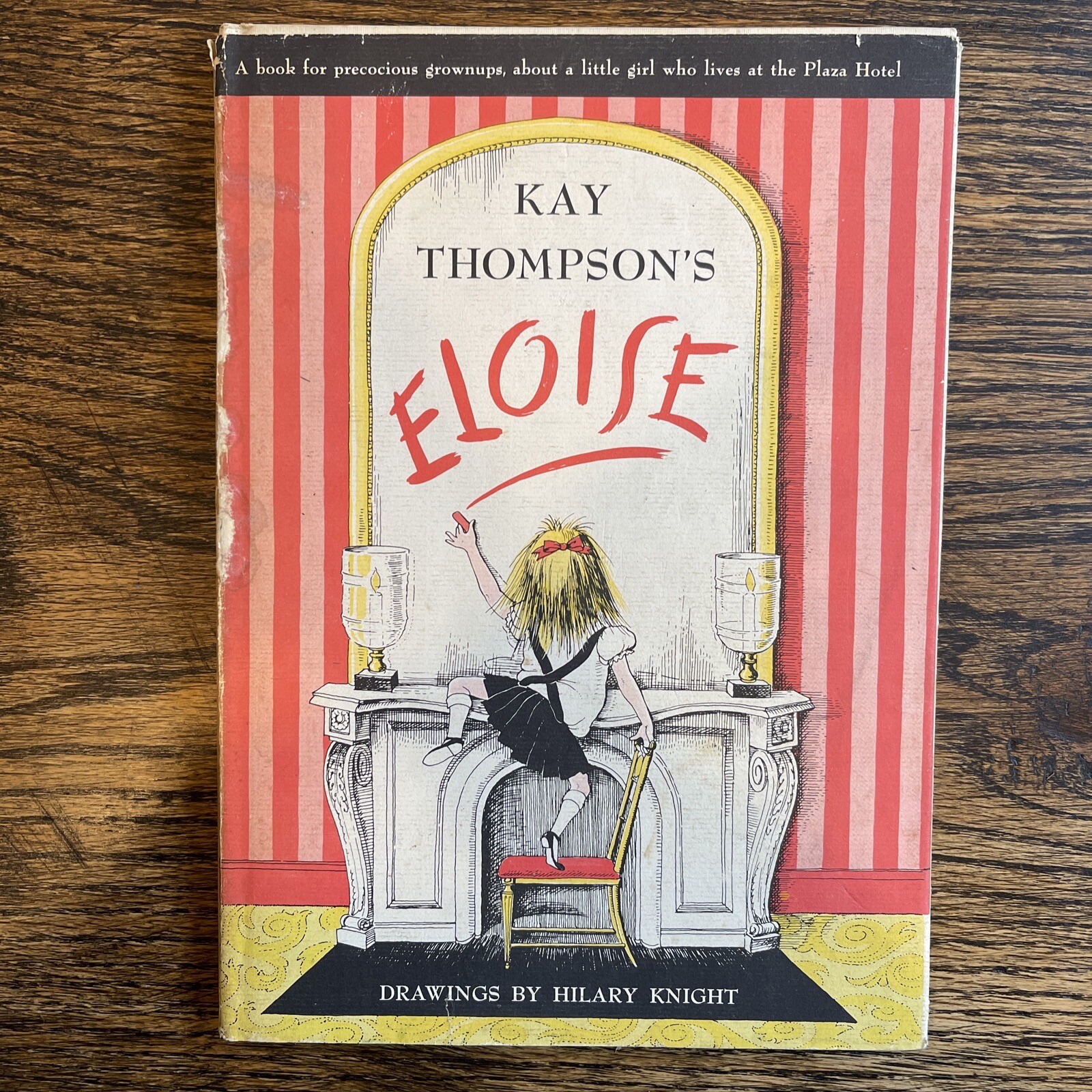 ELOISE HC DJ 13th Printg book Kay Thompson Hilary Knight signed by Plaza hostess