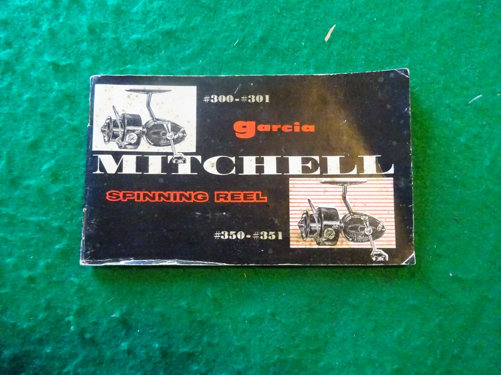 Vintage “Garcia” Mitchell 300-301 -350 -351 63 pages info size 3 1/4″ x 5 5/8″