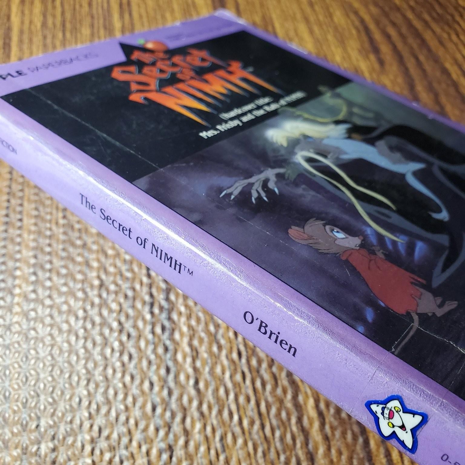 The Secret of NIMH Robert C. O’Brien 1982 Apple Paperback Scholastic
