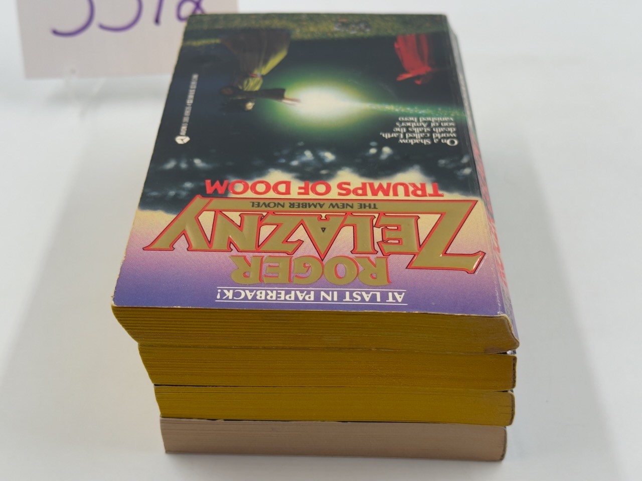 Roger Zelazny Chronicles of Amber 2nd Series Avon FE PB Various Titles 80s 90s