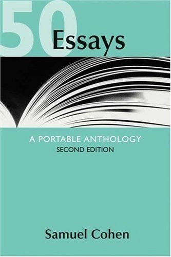 50 Essays: A Portable Anthology, Cohen, Samuel, Good Book