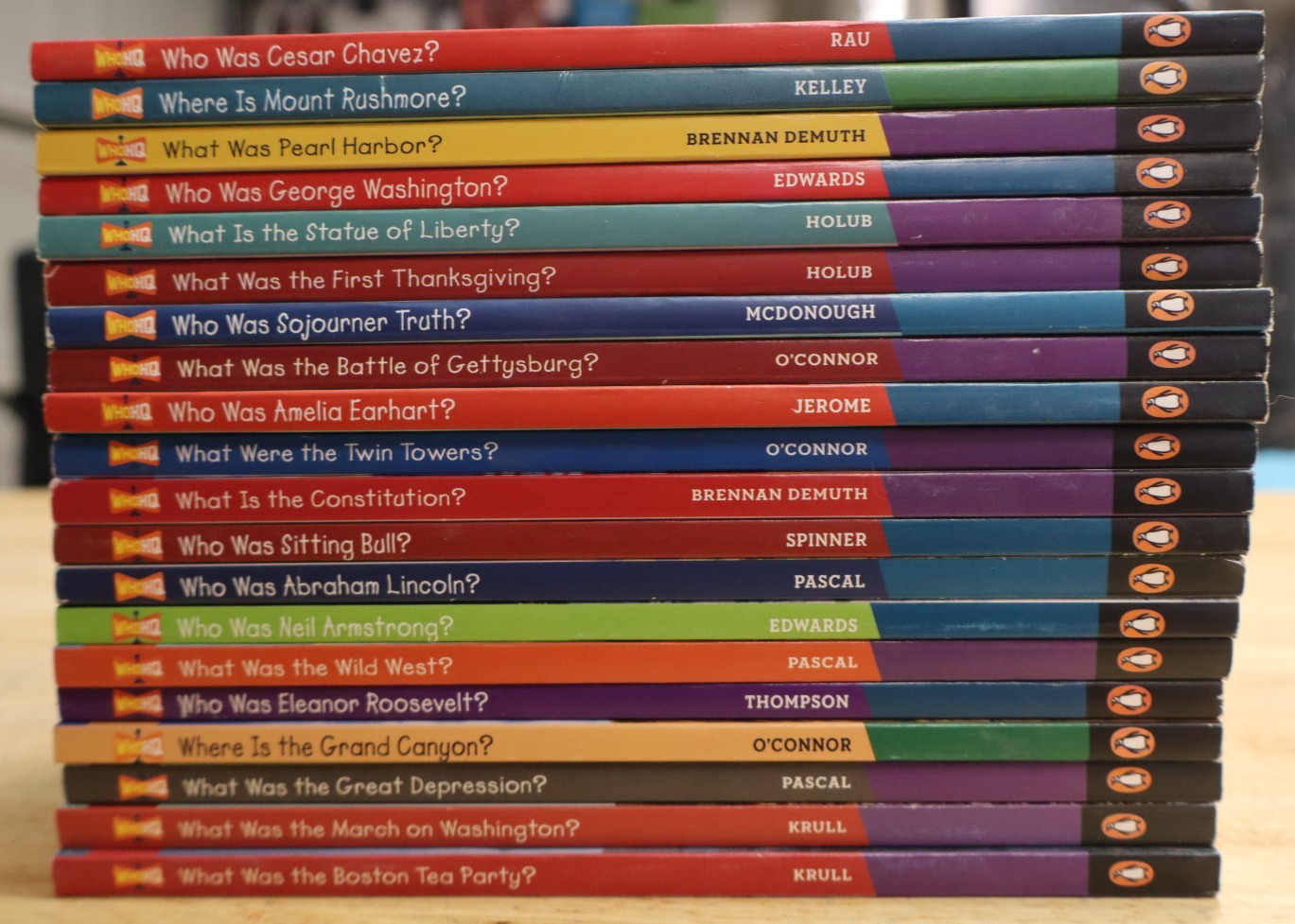 Lot Of 20 Who HQ Books – “Who Is “/” What Was”/ “Where Is” Paperback Stories