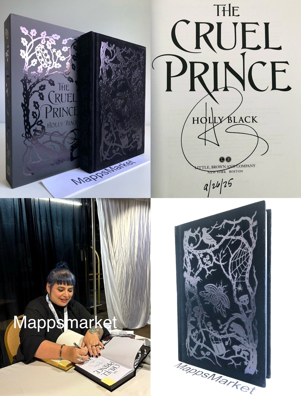 SIGNED IN PERSON The Cruel Prince COLLECTOR’S EDITION HC by Holly Black ~ Dated