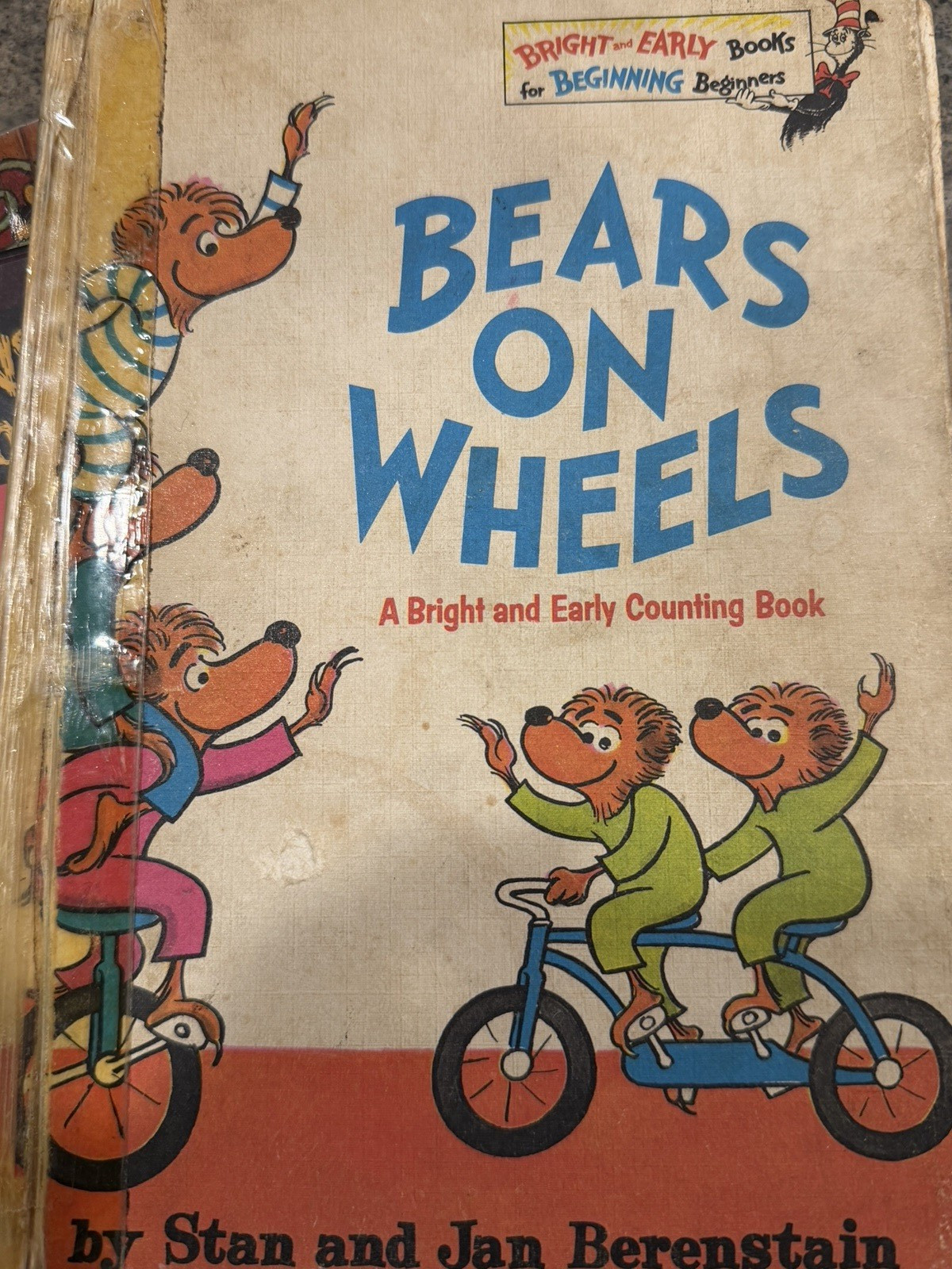 Stan & Jan Berenstain Bears on Wheels Hardcover Illustrated Counting Book