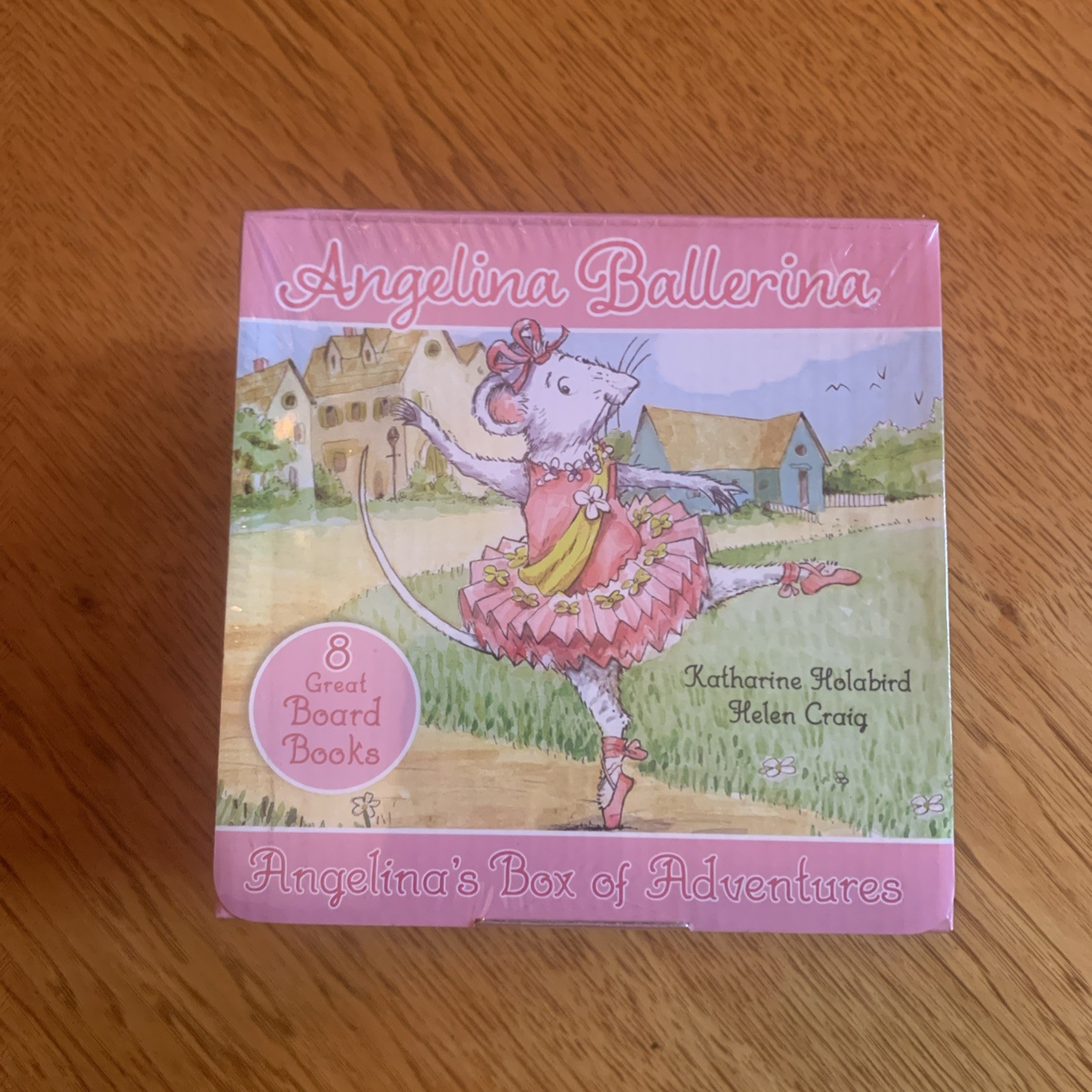 Angelina Ballerina Board Book Lot/Set Of 8 In Box Of Adventures BRAND NEW
