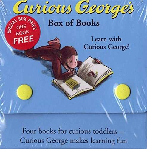 Curious George’s Box of Books – Board book, by Rey H. A.; Rey – Very Good